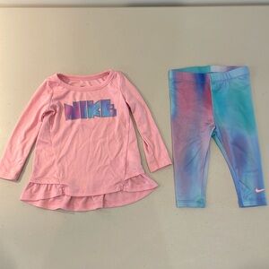 EUC Nike Dri-Fit 2-Piece Set - Long Sleeve & Leggings